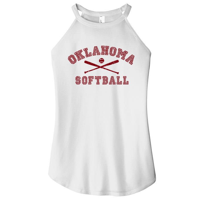 Vintage Oklahoma Softball Gear Women's Perfect Tri Rocker Tank