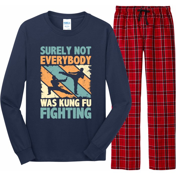 Vintage Outfit Surely Not Everybody Was Kung Fu Fighting Long Sleeve Pajama Set