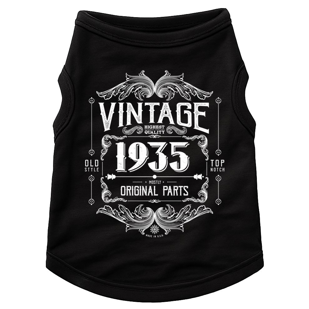 Vintage Old Style Top Notch Mostly Original Parts Whiskey Label 1935 90 Doggie Tank