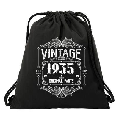 Vintage Old Style Top Notch Mostly Original Parts Whiskey Label 1935 90 Drawstring Bag