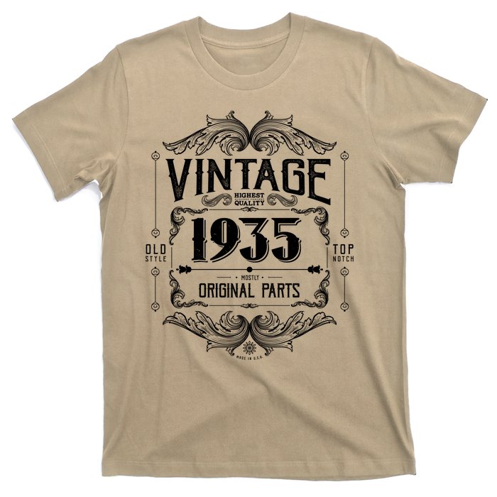 Vintage Old Style Top Notch Mostly Original Parts Whiskey Label 1935 90 T-Shirt