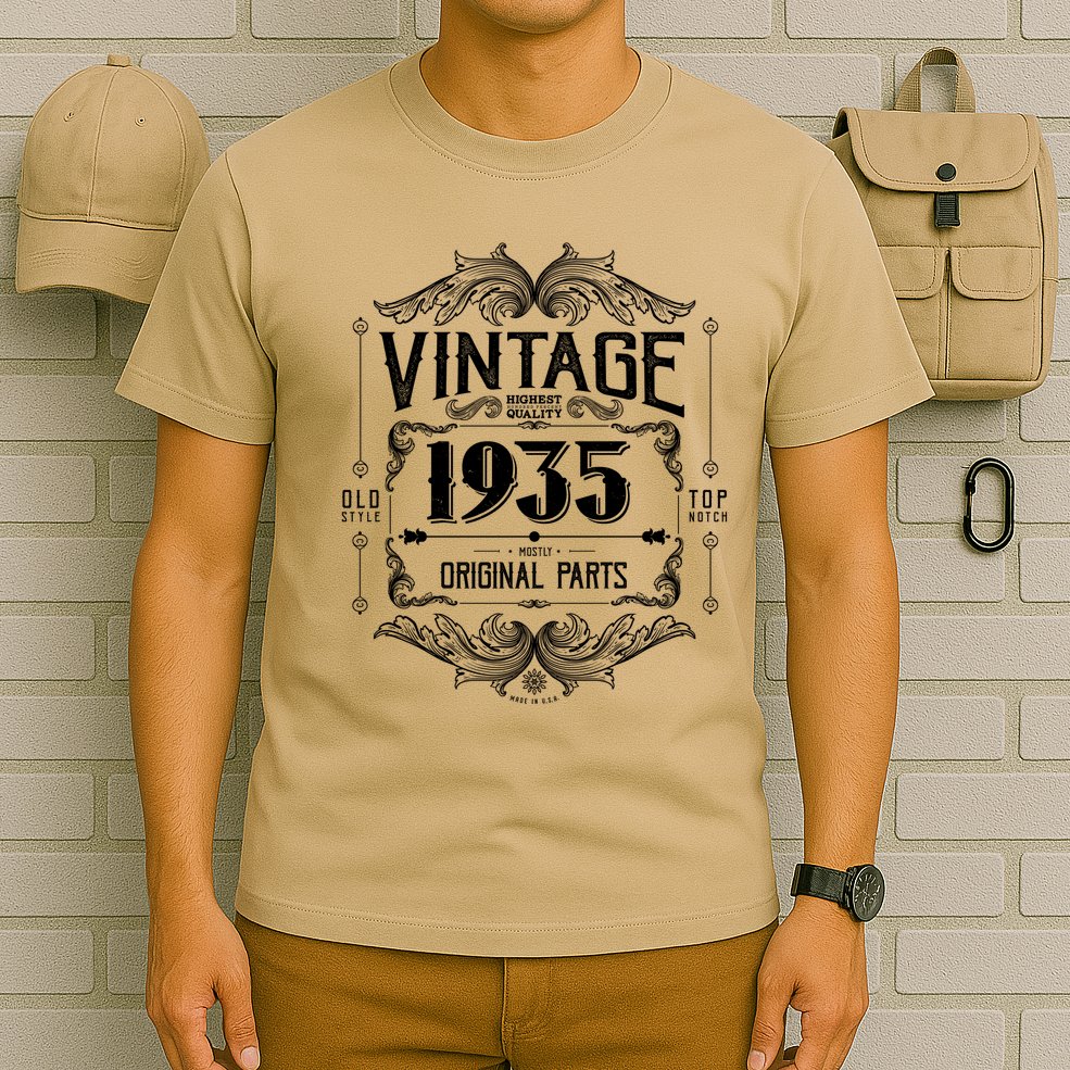 Vintage Old Style Top Notch Mostly Original Parts Whiskey Label 1935 90 T-Shirt