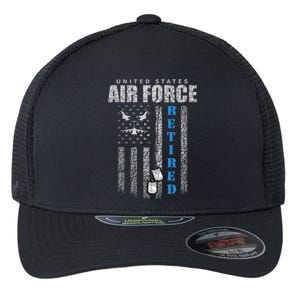 Veteran Of The United States Air Force Retired  Flexfit Unipanel Trucker Cap