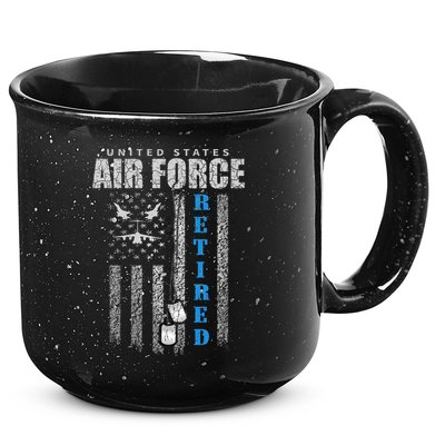 Veteran Of The United States Air Force Retired  15oz Campfire Ceramic Mug