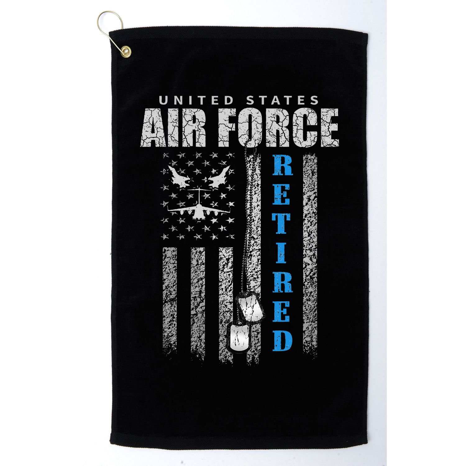 Veteran Of The United States Air Force Retired  Golf Towel