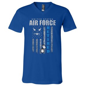 Veteran Of The United States Air Force Retired  V-Neck T-Shirt