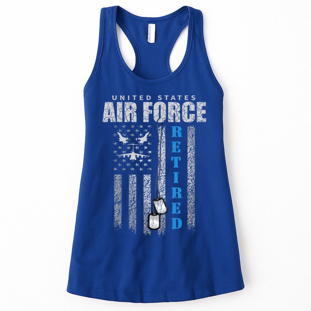 Veteran Of The United States Air Force Retired  Womens Tank Top