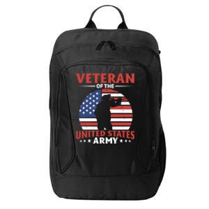 Veteran Of The United States Army Veterans Day Gift City Backpack