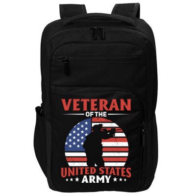 Veteran Of The United States Army Veterans Day Gift Impact Tech Backpack