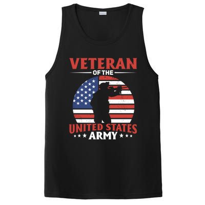 Veteran Of The United States Army Veterans Day Gift PosiCharge Competitor Tank