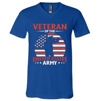 Veteran Of The United States Army Veterans Day Gift V-Neck T-Shirt