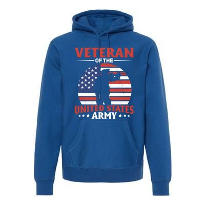 Veteran Of The United States Army Veterans Day Gift Premium Hoodie