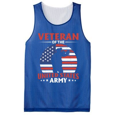 Veteran Of The United States Army Veterans Day Gift Mesh Reversible Basketball Jersey Tank