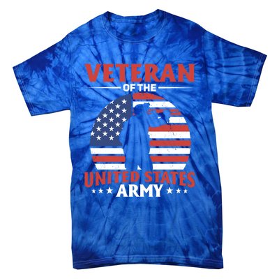 Veteran Of The United States Army Veterans Day Gift Tie-Dye T-Shirt