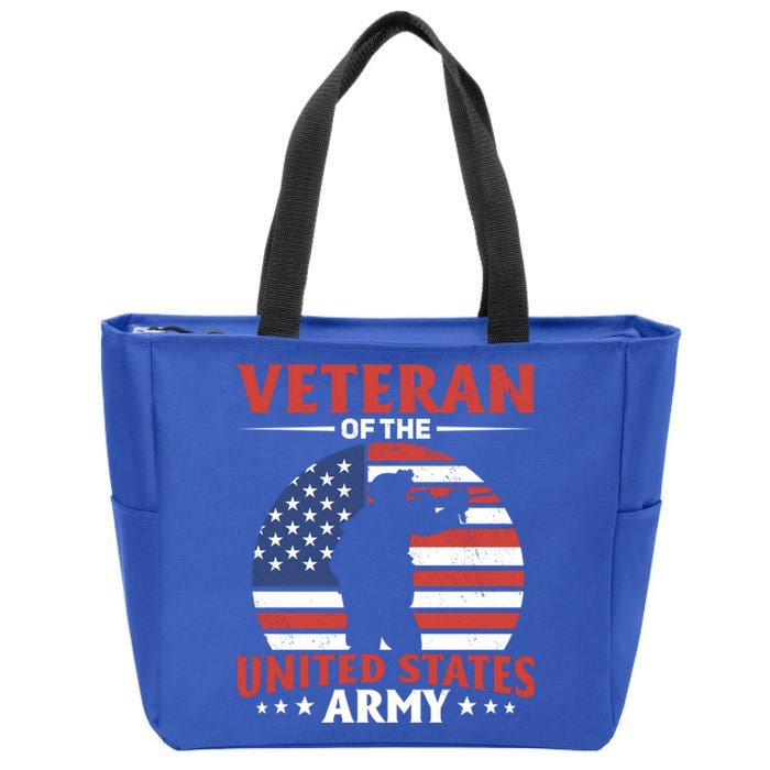 Veteran Of The United States Army Veterans Day Gift Zip Tote Bag