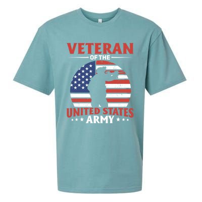 Veteran Of The United States Army Veterans Day Gift Sueded Cloud Jersey T-Shirt