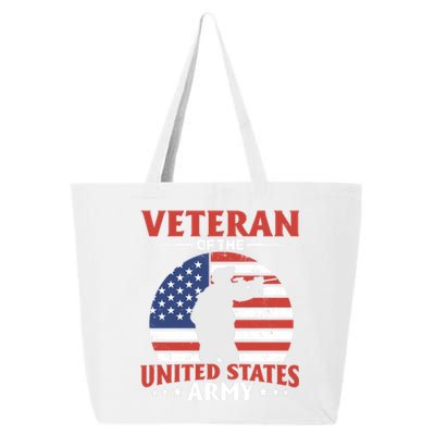 Veteran Of The United States Army Veterans Day Gift 25L Jumbo Tote