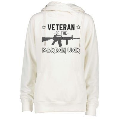 Veteran Of The Korean War Memorial Day Womens Funnel Neck Pullover Hood