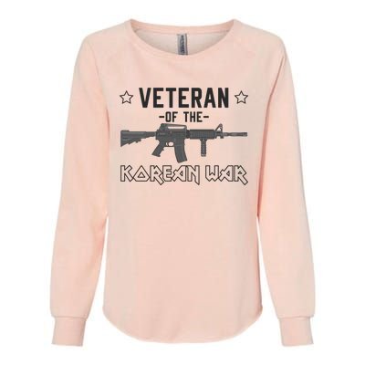 Veteran Of The Korean War Memorial Day Womens California Wash Sweatshirt