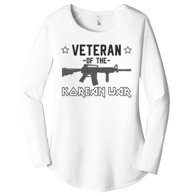 Veteran Of The Korean War Memorial Day Women's Perfect Tri Tunic Long Sleeve Shirt