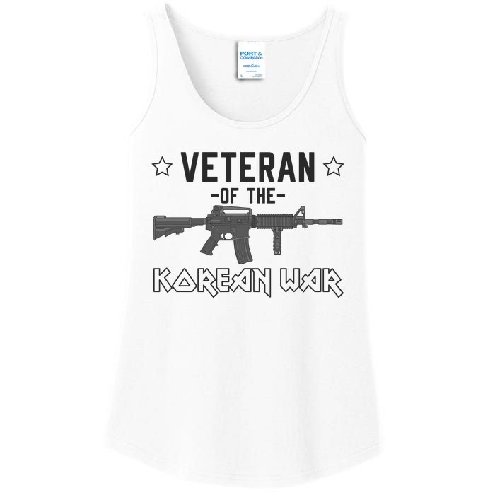 Veteran Of The Korean War Memorial Day Ladies Essential Tank