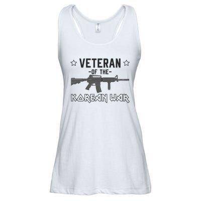 Veteran Of The Korean War Memorial Day Ladies Essential Flowy Tank