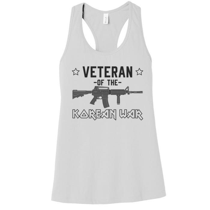 Veteran Of The Korean War Memorial Day Women's Racerback Tank