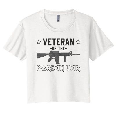 Veteran Of The Korean War Memorial Day Women's Crop Top Tee