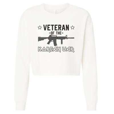 Veteran Of The Korean War Memorial Day Cropped Pullover Crew