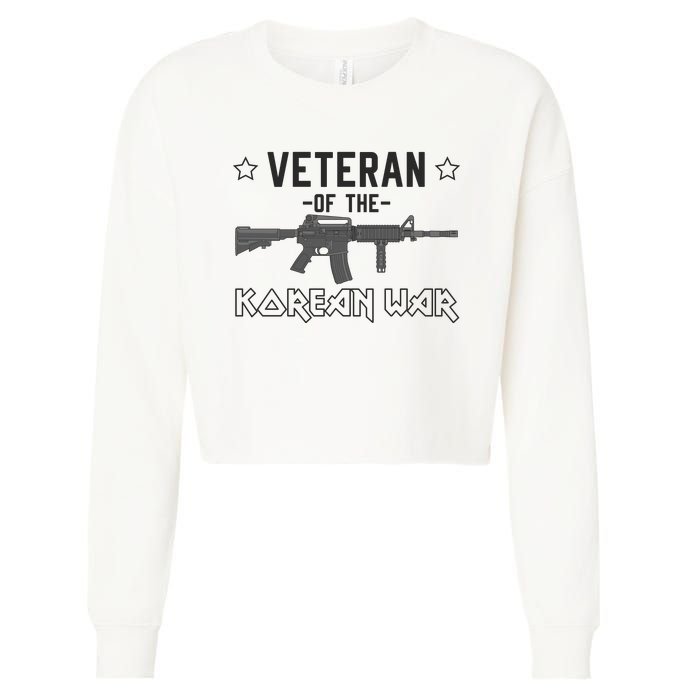 Veteran Of The Korean War Memorial Day Cropped Pullover Crew