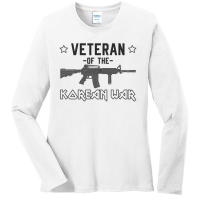 Veteran Of The Korean War Memorial Day Ladies Long Sleeve Shirt