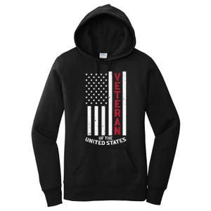 Veteran Of The United States US Flag Memorial Day Patriotic Women's Pullover Hoodie