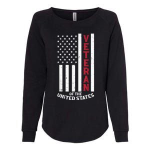 Veteran Of The United States US Flag Memorial Day Patriotic Womens California Wash Sweatshirt