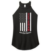 Veteran Of The United States US Flag Memorial Day Patriotic Women's Perfect Tri Rocker Tank