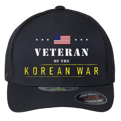 Veteran Of The Korean War Flexfit Unipanel Trucker Cap