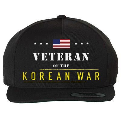 Veteran Of The Korean War Wool Snapback Cap