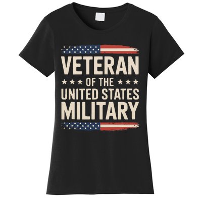 Veteran Of The Military Proud Veteran Design Gift Women's T-Shirt