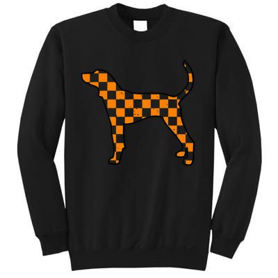 Vintage Orange Tennessee Blooded Dog Lovers Tn Sweatshirt