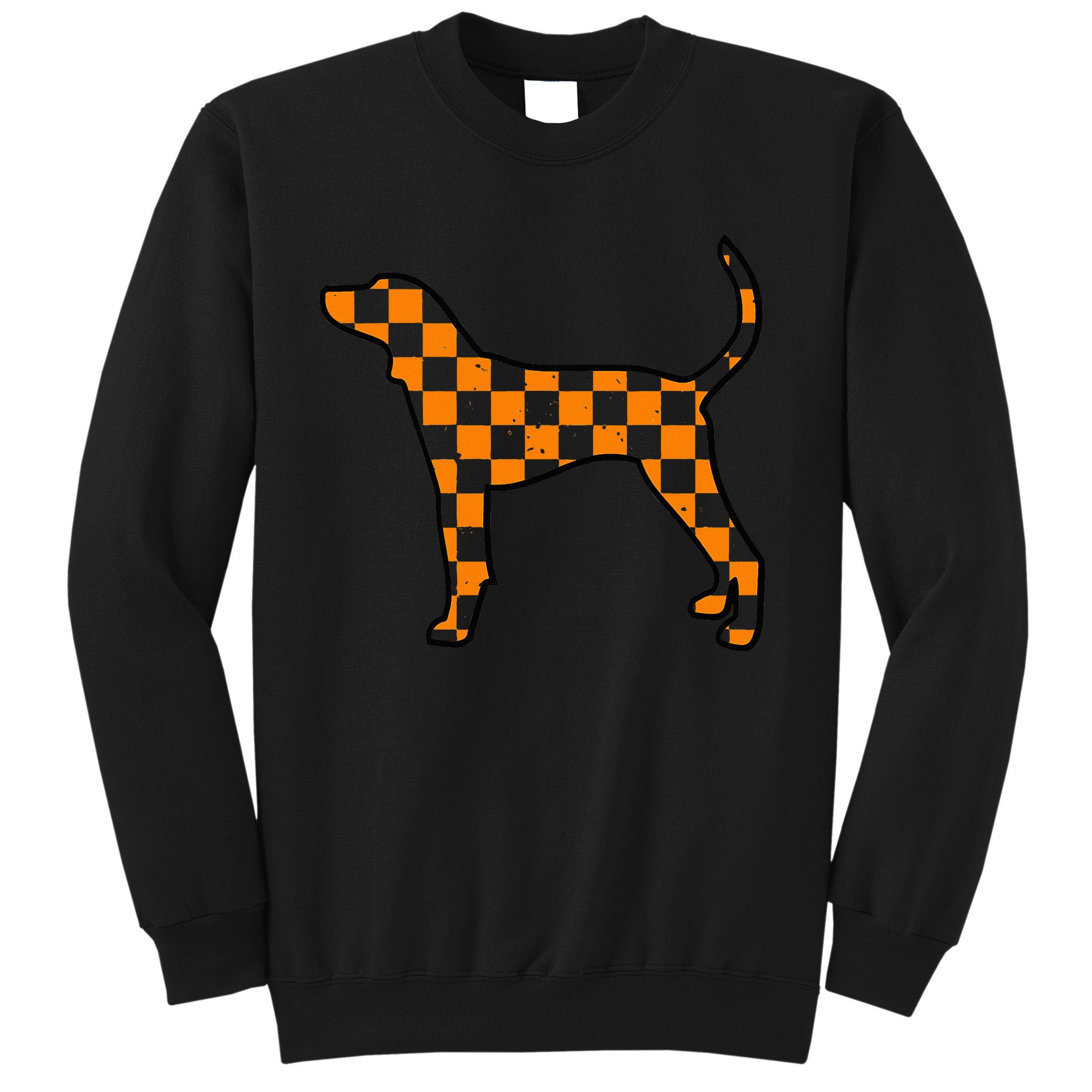 Vintage Orange Tennessee Blooded Dog Lovers Tn Sweatshirt