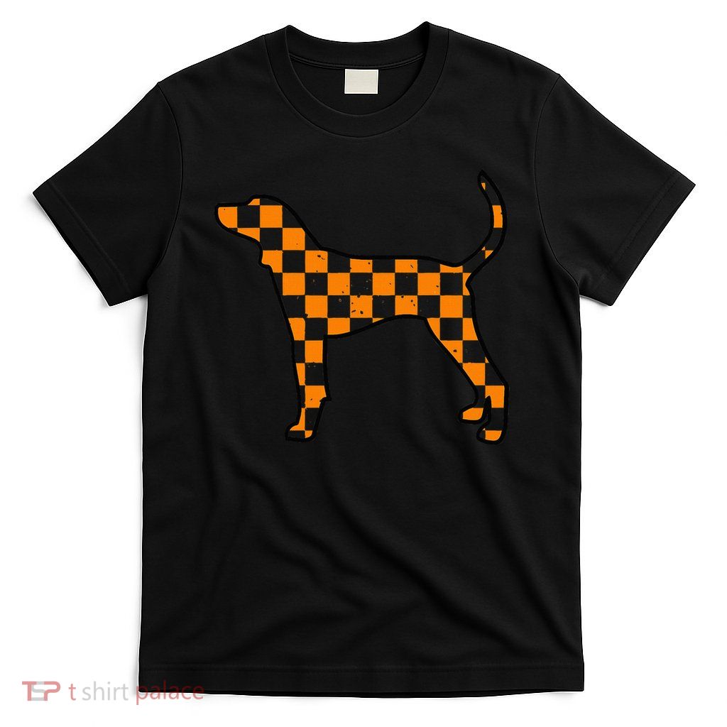 Vintage Orange Tennessee Blooded Dog Lovers Tn T-Shirt