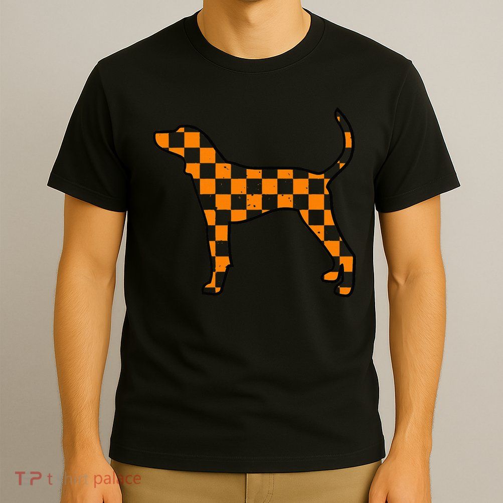 Vintage Orange Tennessee Blooded Dog Lovers Tn T-Shirt