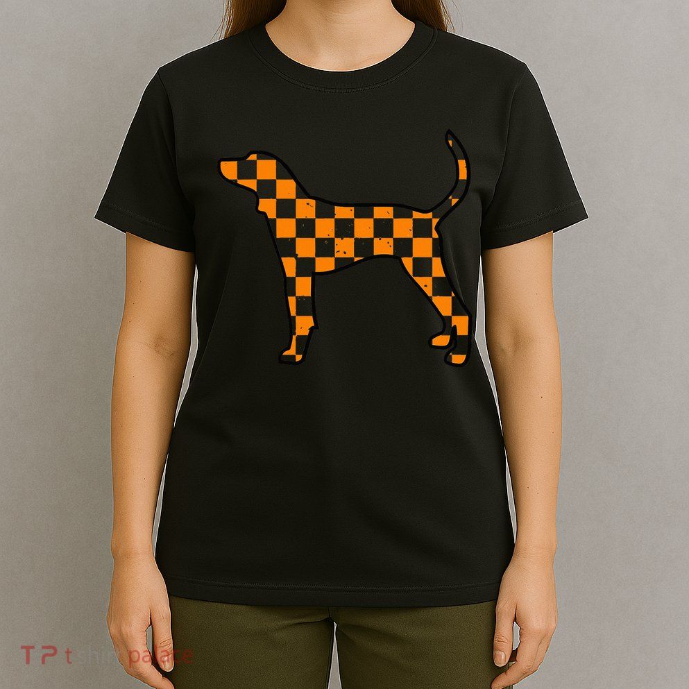 Vintage Orange Tennessee Blooded Dog Lovers Tn T-Shirt