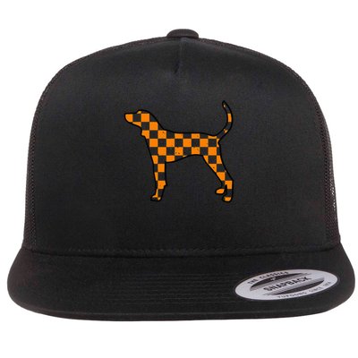Vintage Orange Tennessee Blooded Dog Lovers Tn Flatbill Hat