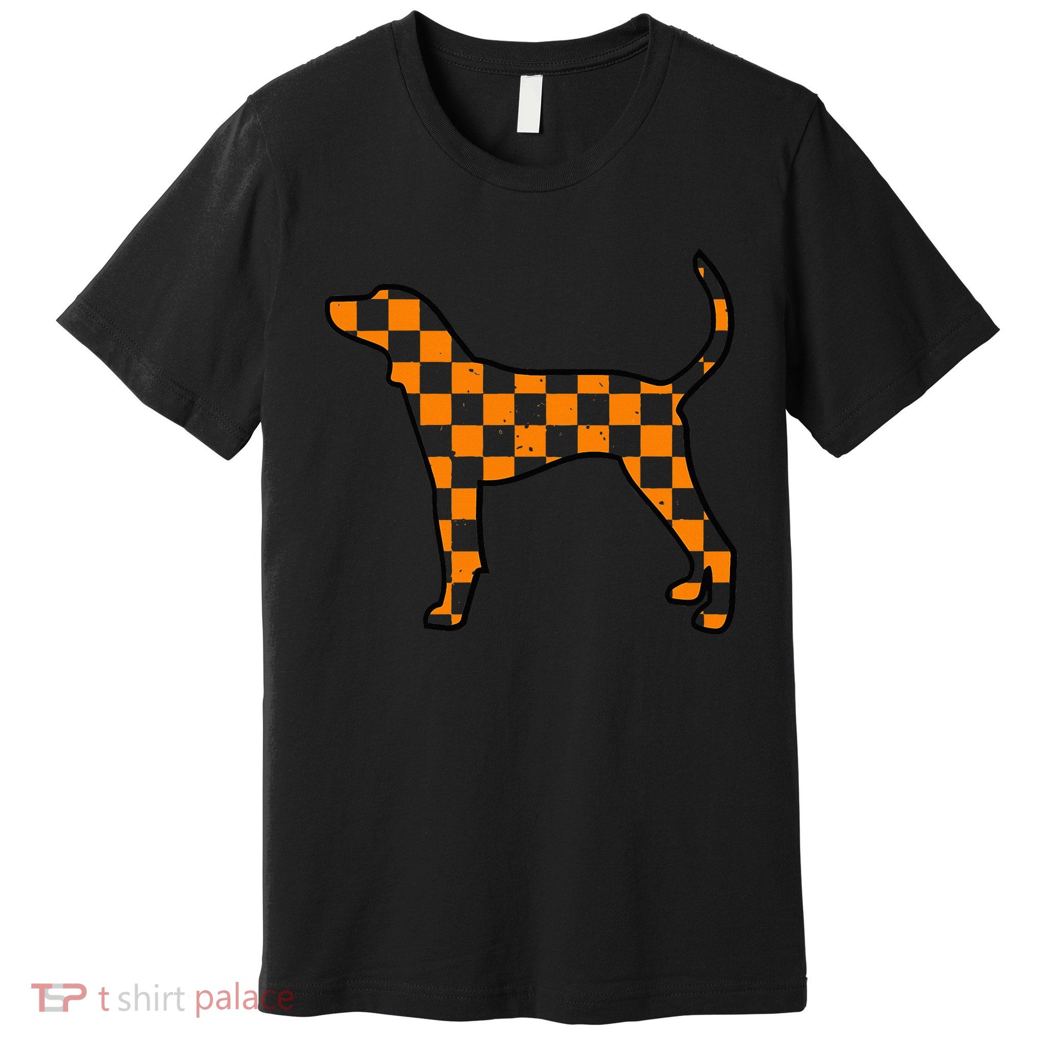 Vintage Orange Tennessee Blooded Dog Lovers Tn Premium T-Shirt