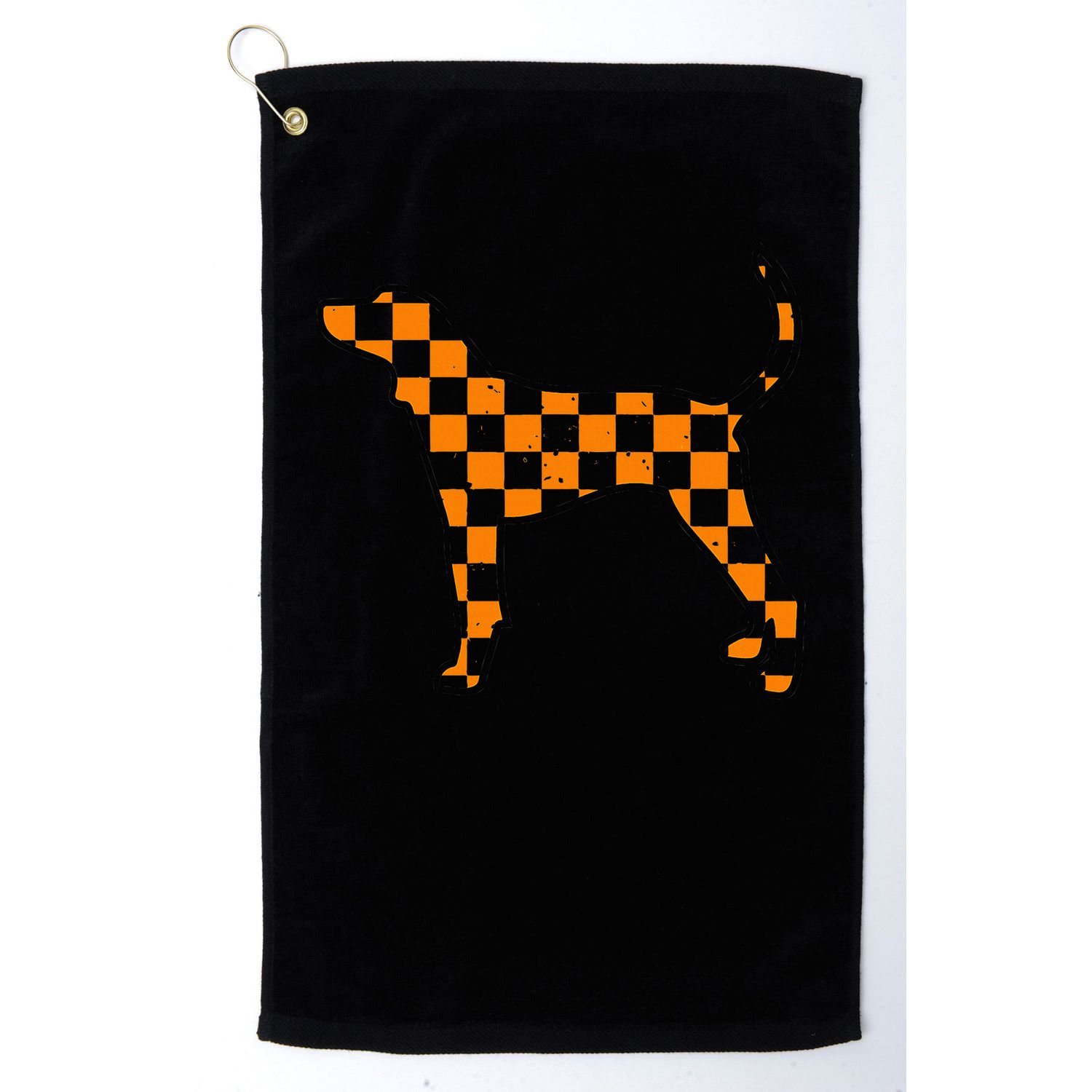 Vintage Orange Tennessee Blooded Dog Lovers Tn Golf Towel