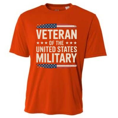 Veteran Of The Military Proud Veteran Cooling Performance Crew T-Shirt