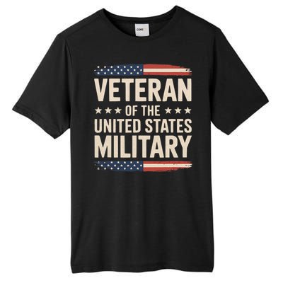 Veteran Of The Military Proud Veteran Tall Fusion ChromaSoft Performance T-Shirt