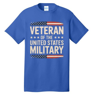 Veteran Of The Military Proud Veteran Tall T-Shirt