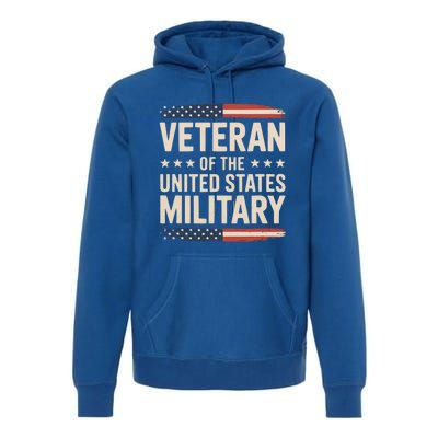 Veteran Of The Military Proud Veteran Premium Hoodie