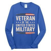 Veteran Of The Military Proud Veteran Tall Long Sleeve T-Shirt